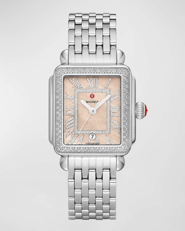 Deco Madison Diamond Watch, Apricot
