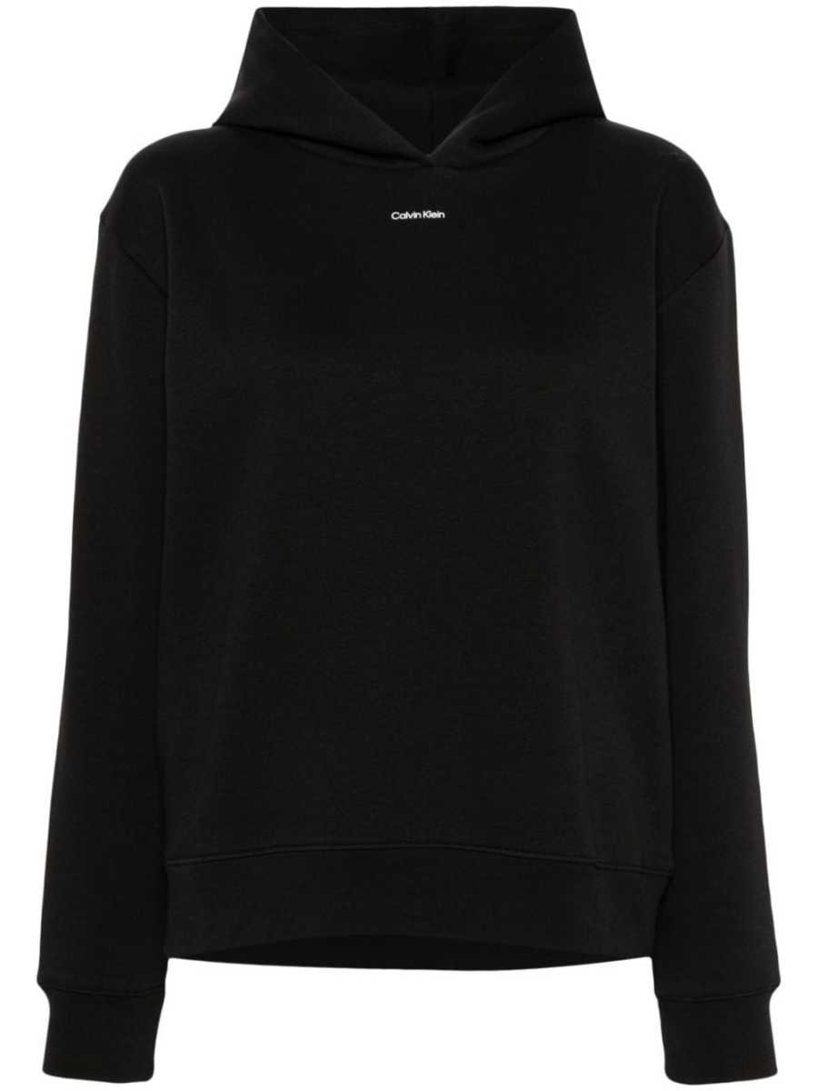 logo-print hoodie