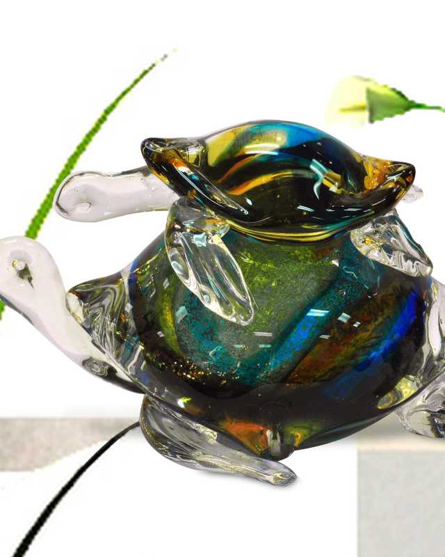 Colorful Sea Turtle Figurine