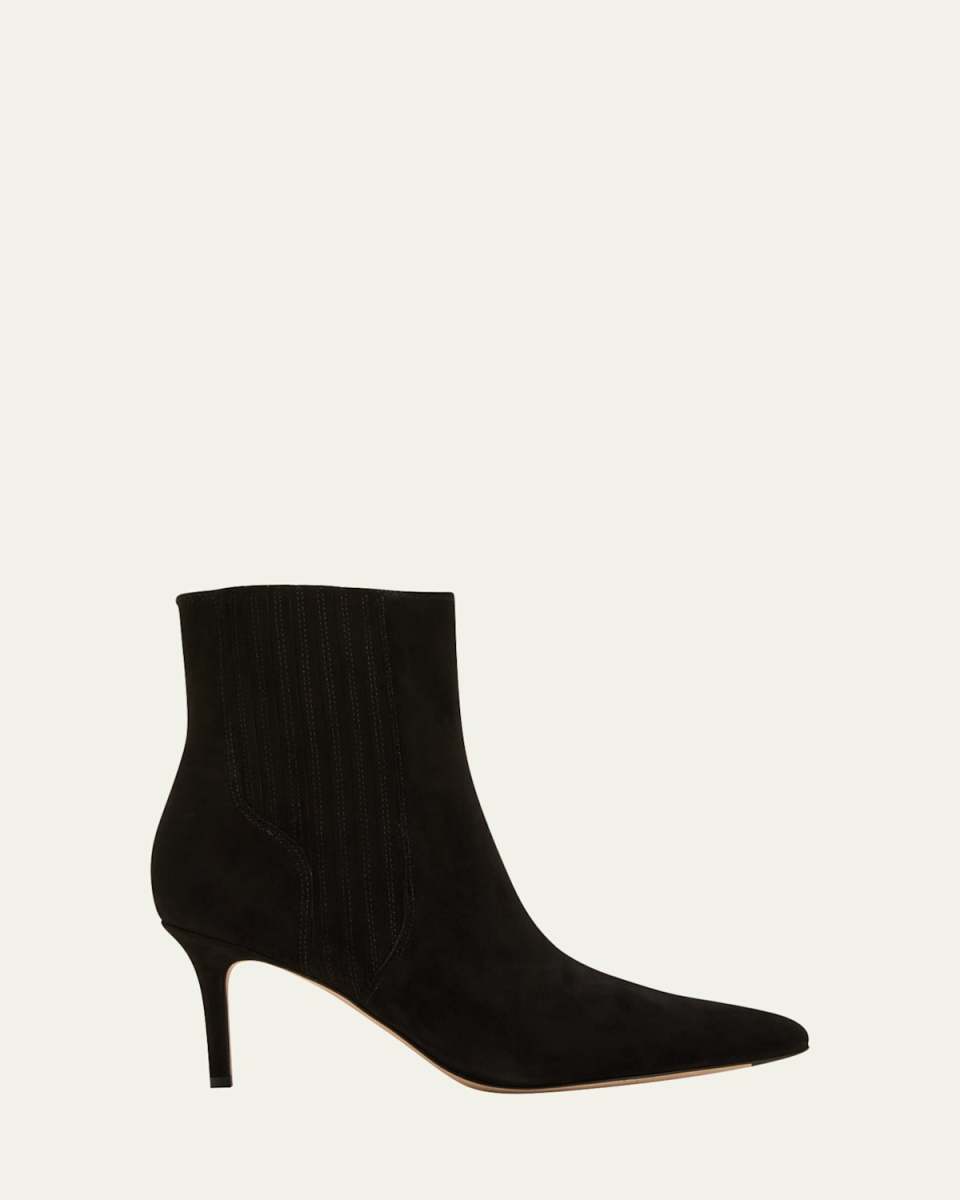 Lisa Suede Stiletto Ankle Booties