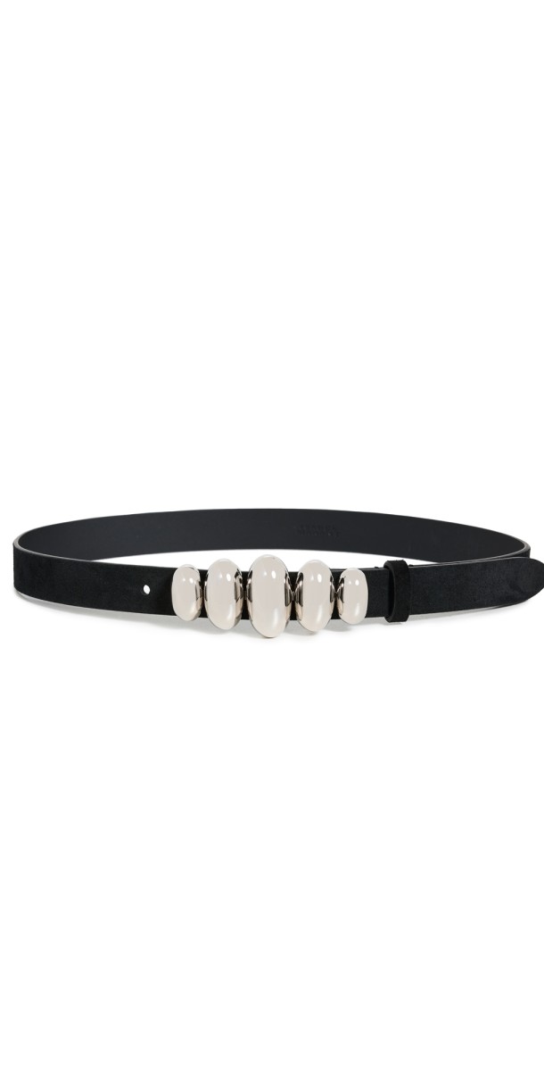 Isabel Marant Fuzz Crescent Belt Black