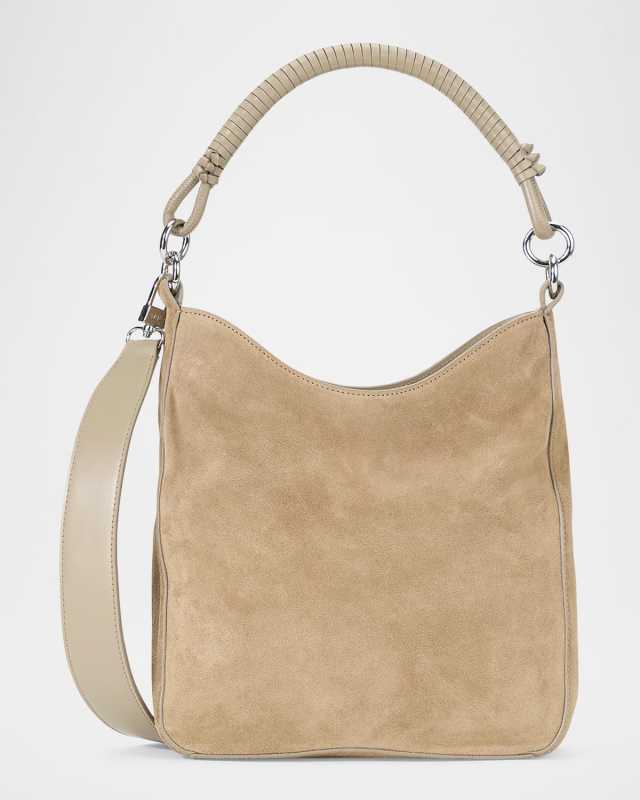 Mel Suede Shoulder Bag