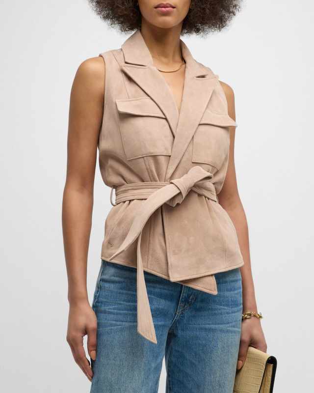 Arbor Wrap Belted Vest