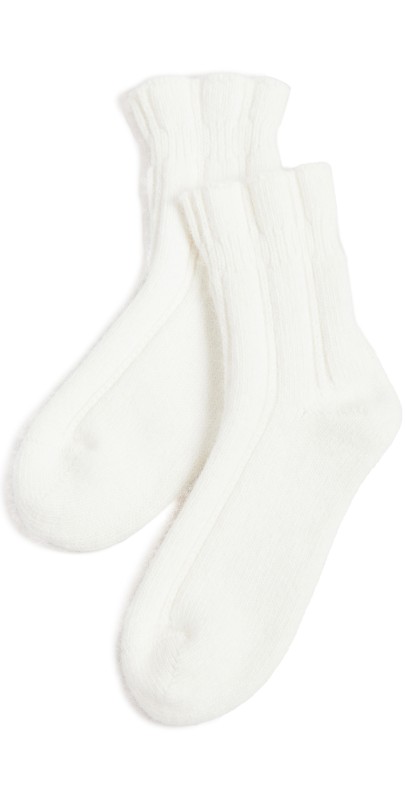Falke Bed Socks Off White