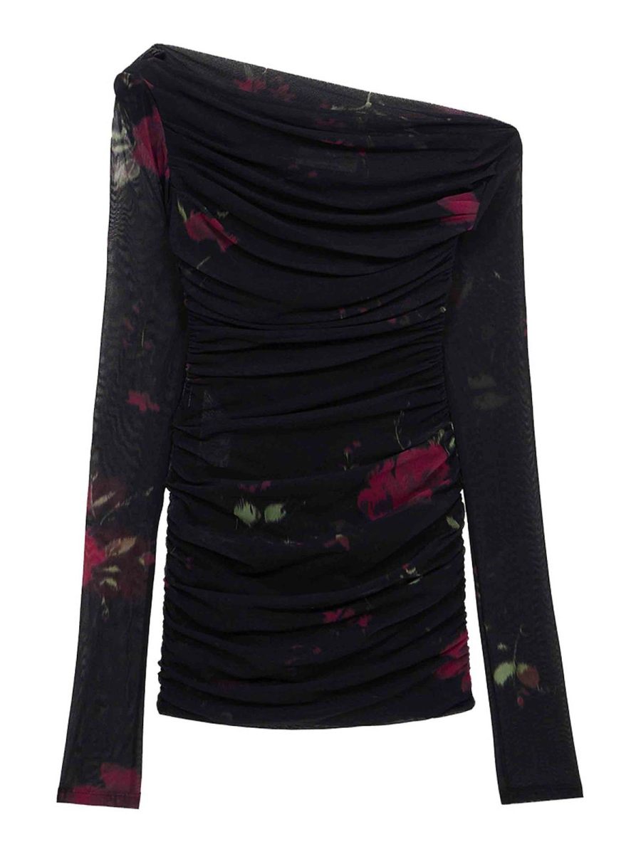 Blumarine Robe Au Genou - Noir