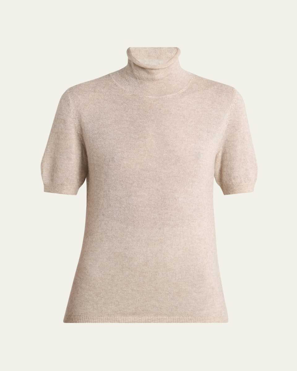 Camino Cashmere-Silk Turtleneck Sweater