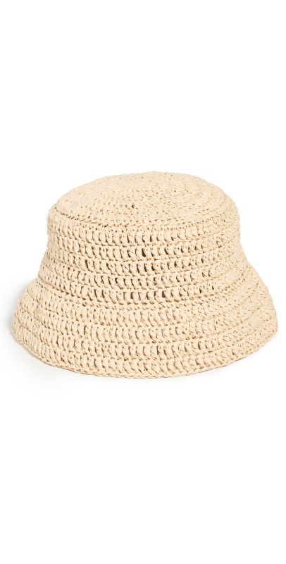 Nanushka Dunia Hat Beige