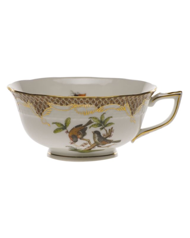 Rothschild Bird Brown Motif 12 Tea Cup