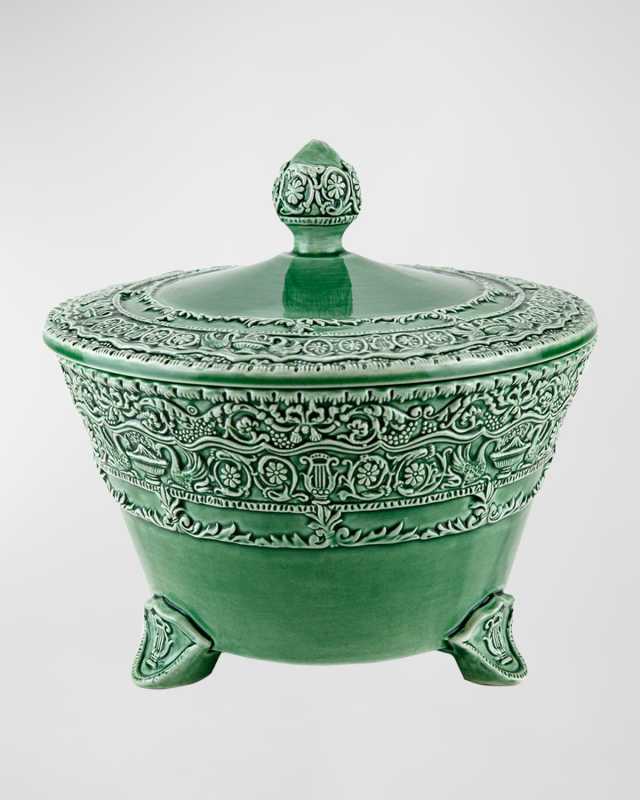 Renaissance Footed Bowl with Lid