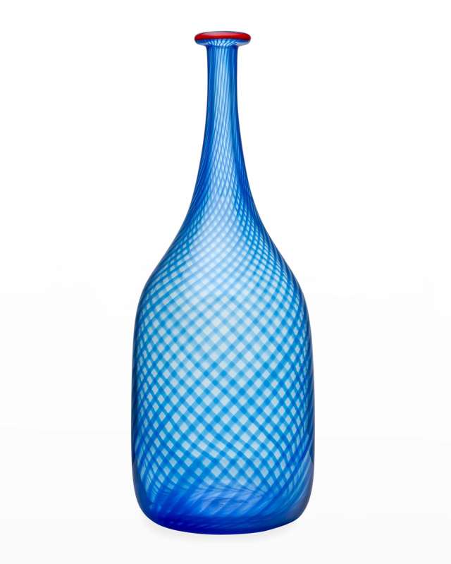 Red Rim Blue Bottle