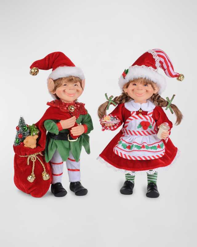 Santa's Helpers Elf, Set of 2