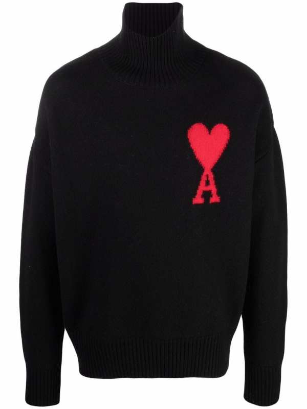 Ami De Coeur roll-neck wool jumper