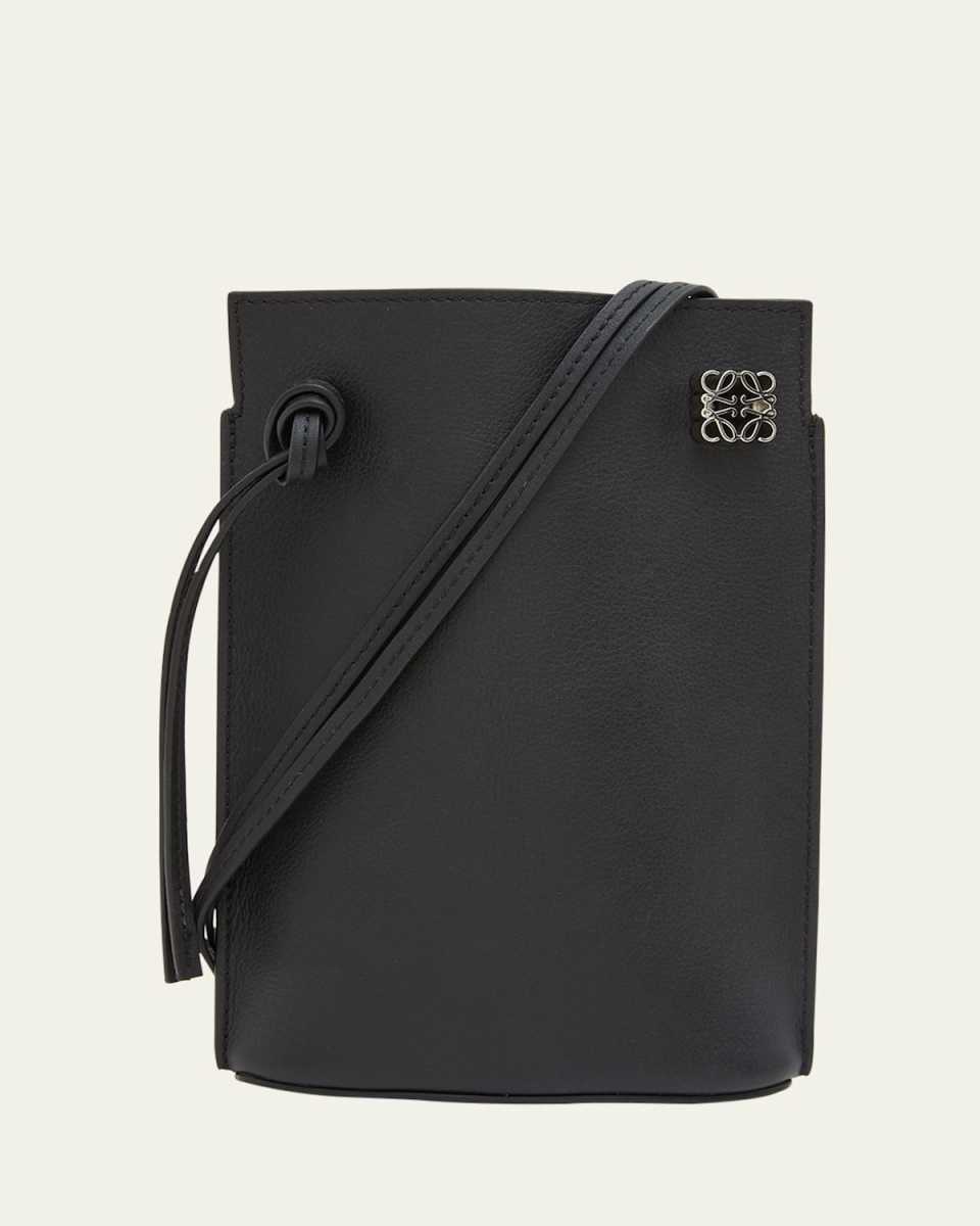 Dice Pocket in Leather with Strap