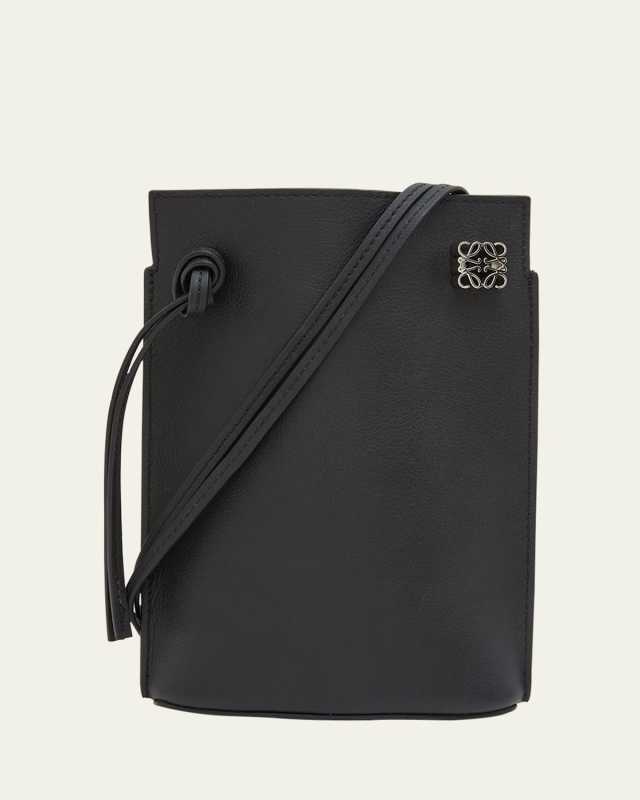 Dice Pocket in Leather with Strap