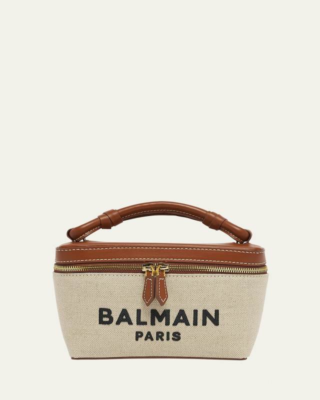 B Army Vanity Top-Handle Bag in Canvas