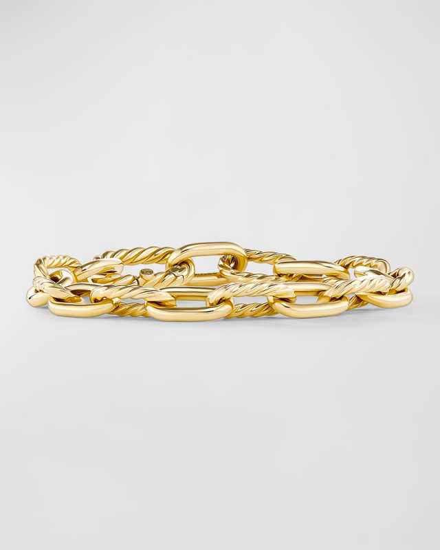 DY Madison Chain Bracelet in 18K Gold, 8.5