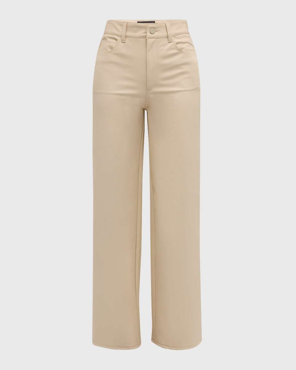 Sasha Faux-Leather Pants