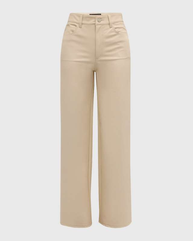 Sasha Faux-Leather Pants