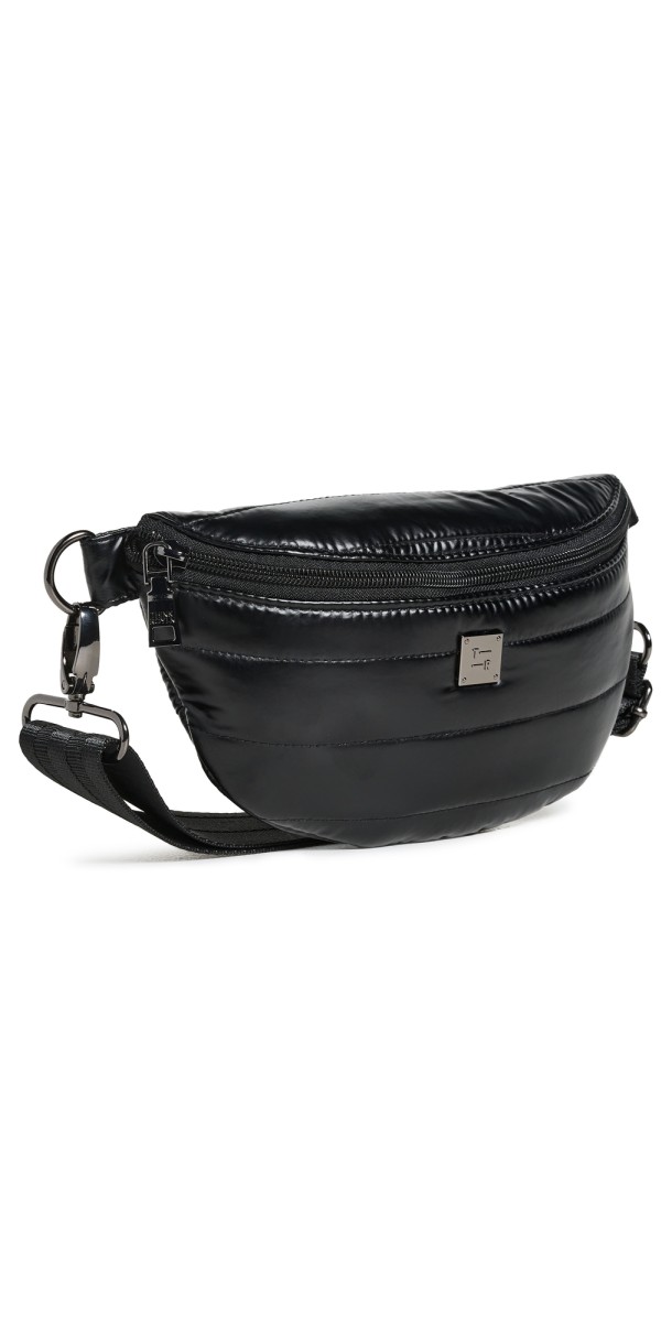Think Royln Shining Star Belt Bag Pearl Black/Black/Black Web