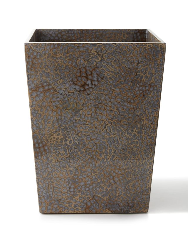 Callas Silver Wastebasket