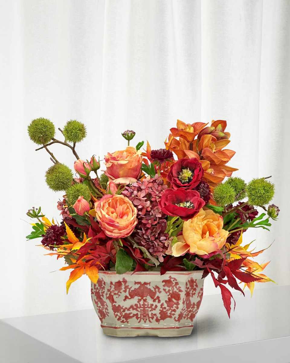 Mixed Floral Arrangement in Longlife Planter