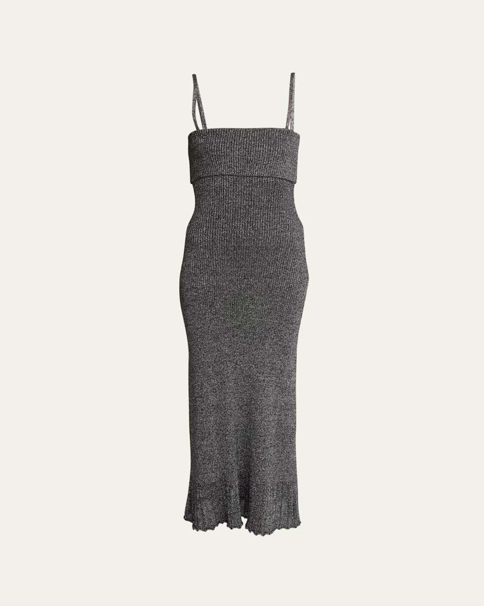 Lorenia Sparkly Knit Maxi Dress