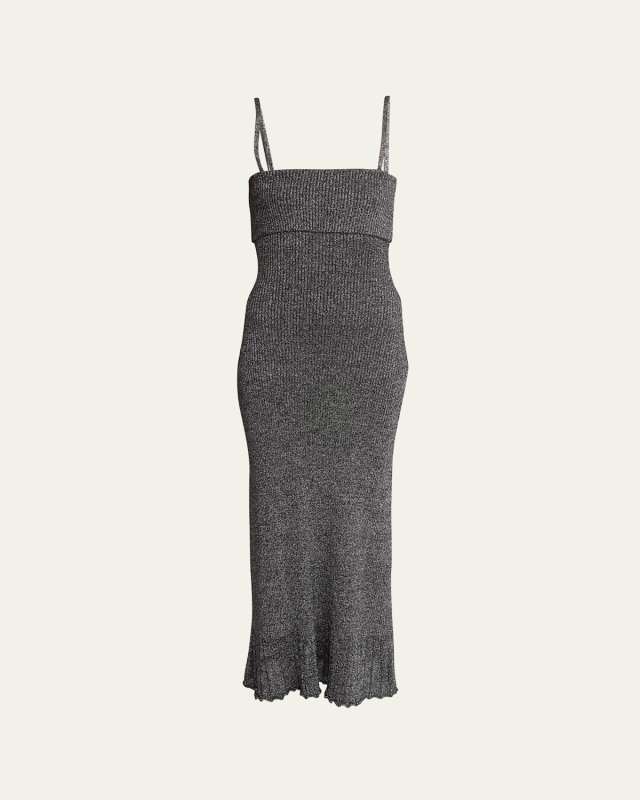 Lorenia Sparkly Knit Maxi Dress
