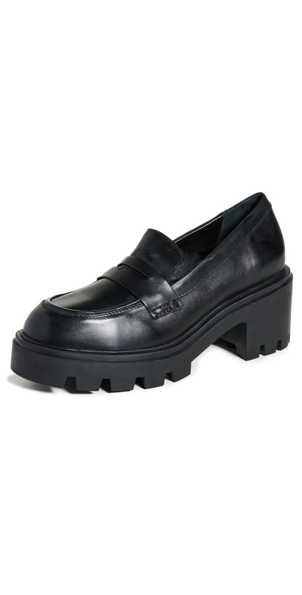 Schutz Viola Tractor Loafers Black