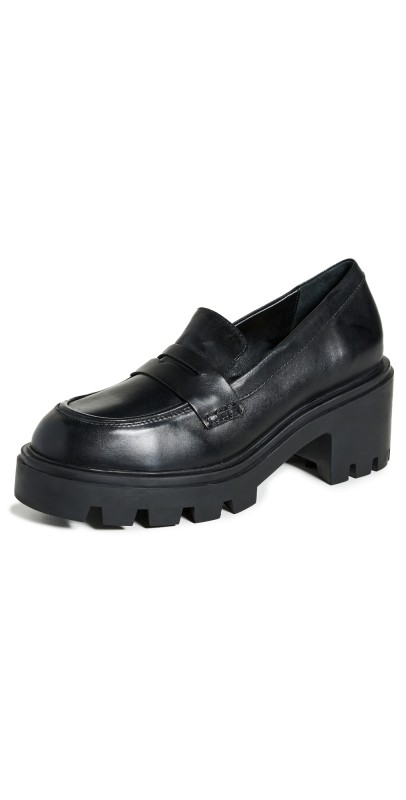 Schutz Viola Tractor Loafers Black