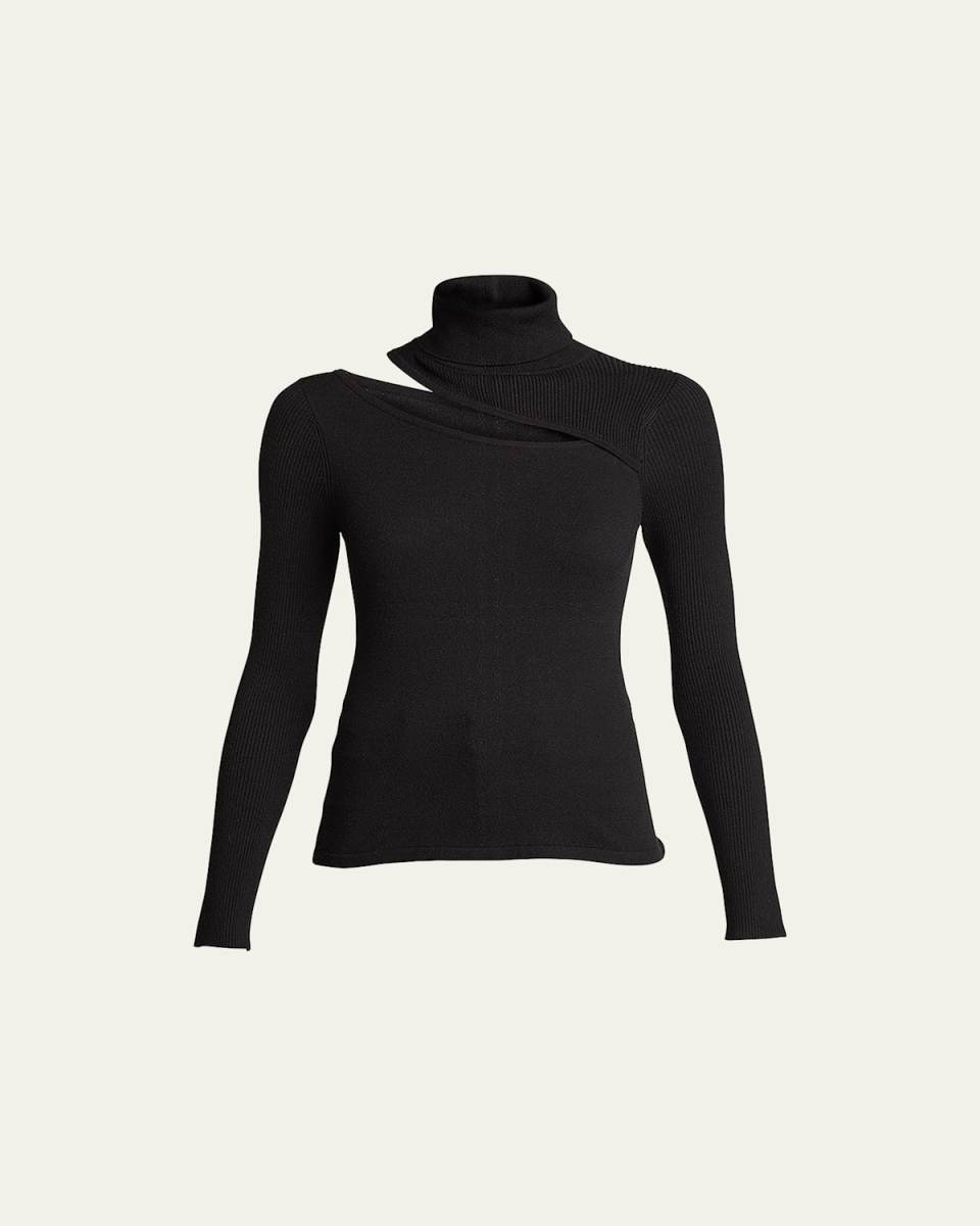 Everlee Cutout Turtleneck Sweat
