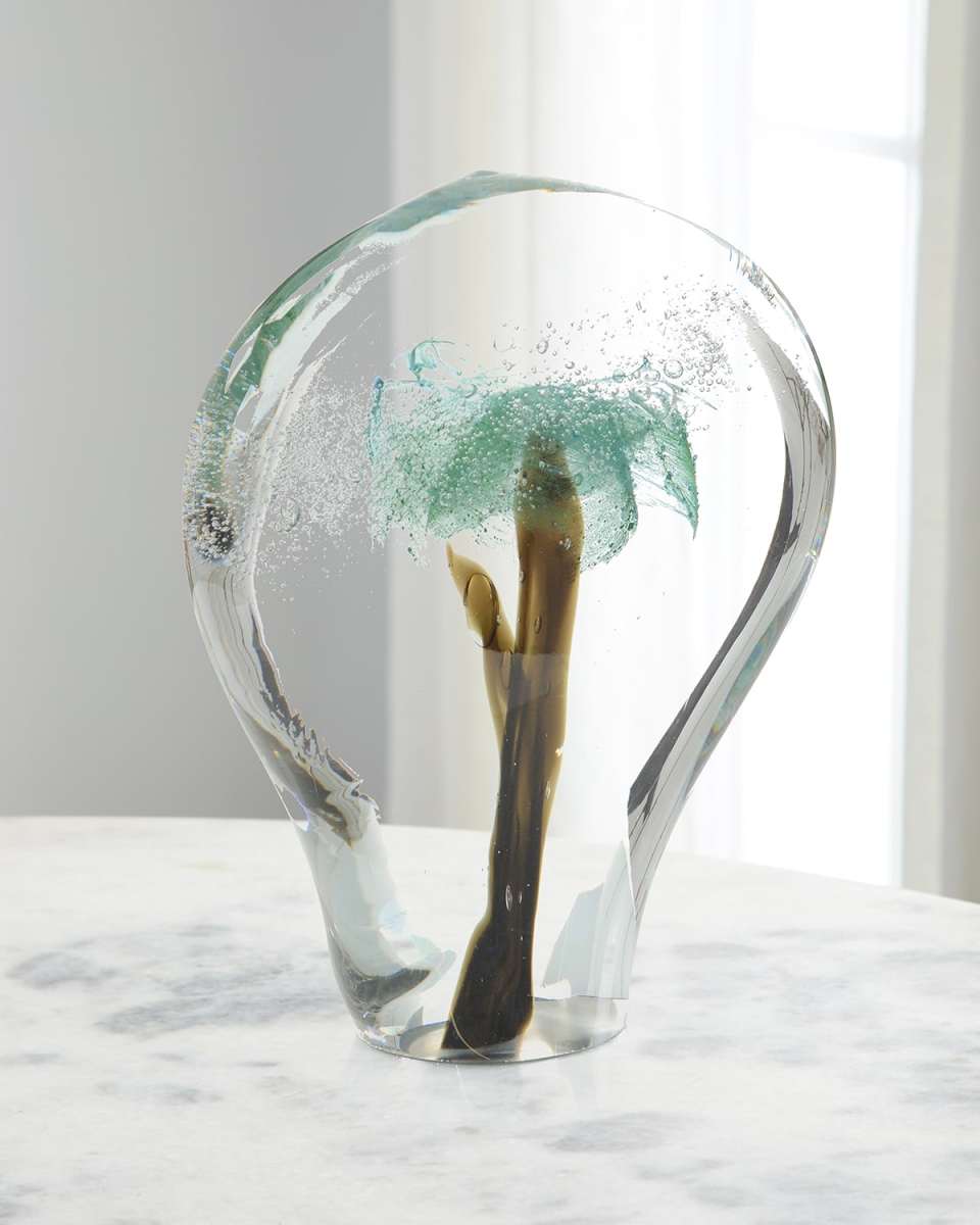 Floating Tree Handblown Glass Sculpture I
