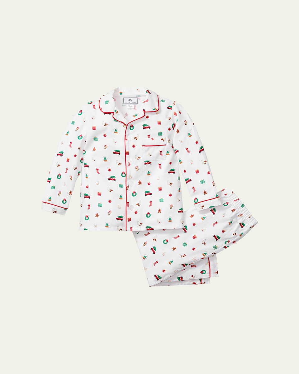 Kid's Winter Nostalgia Pajama Set, Size 6M-