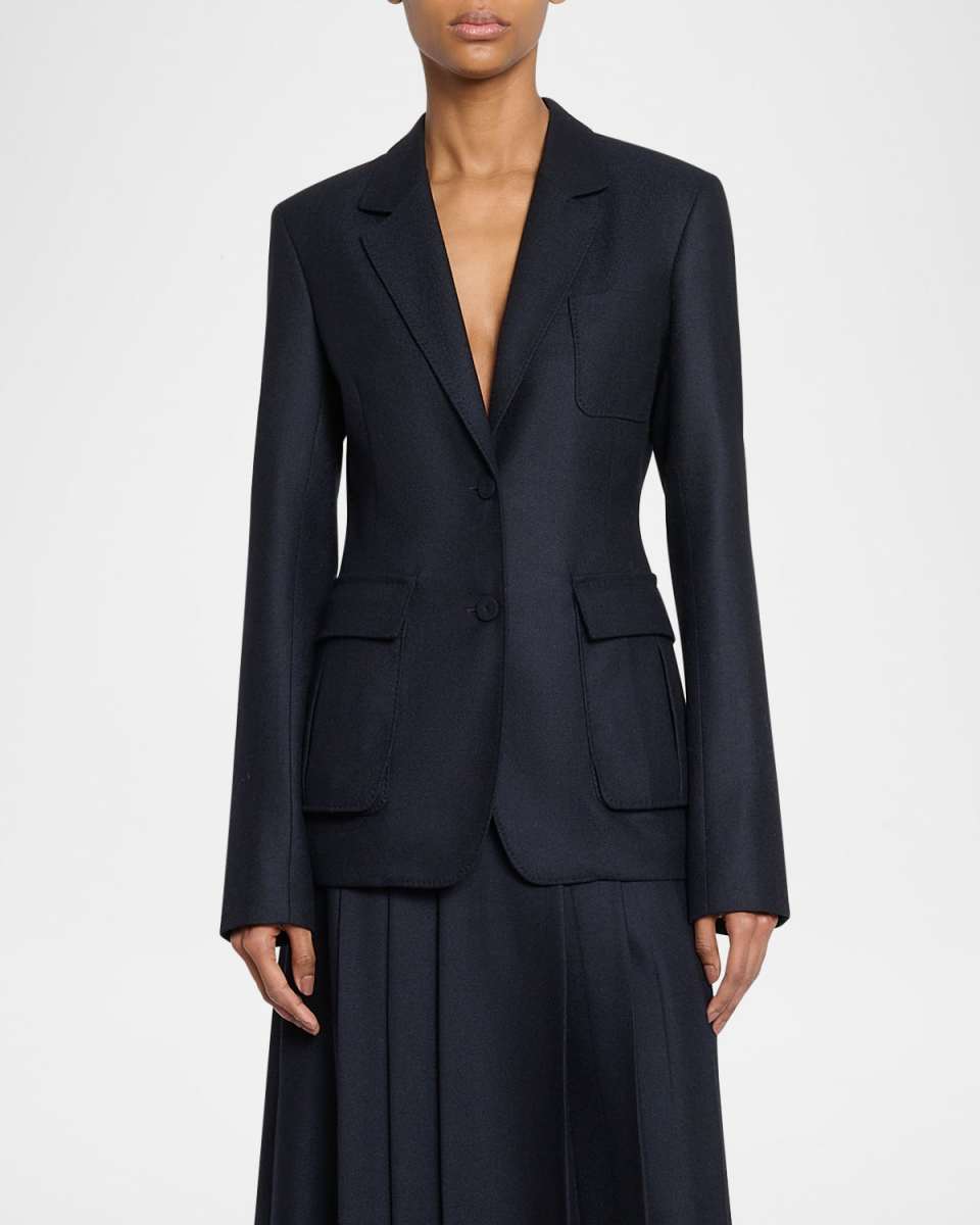 Louisa Wool-Cashmere Blazer