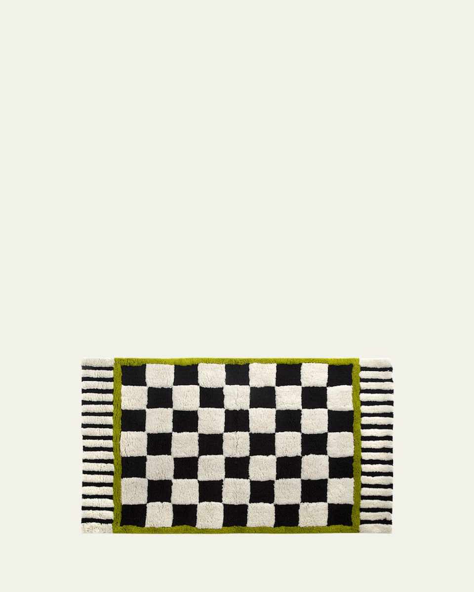Courtly Check Large Bath Rug