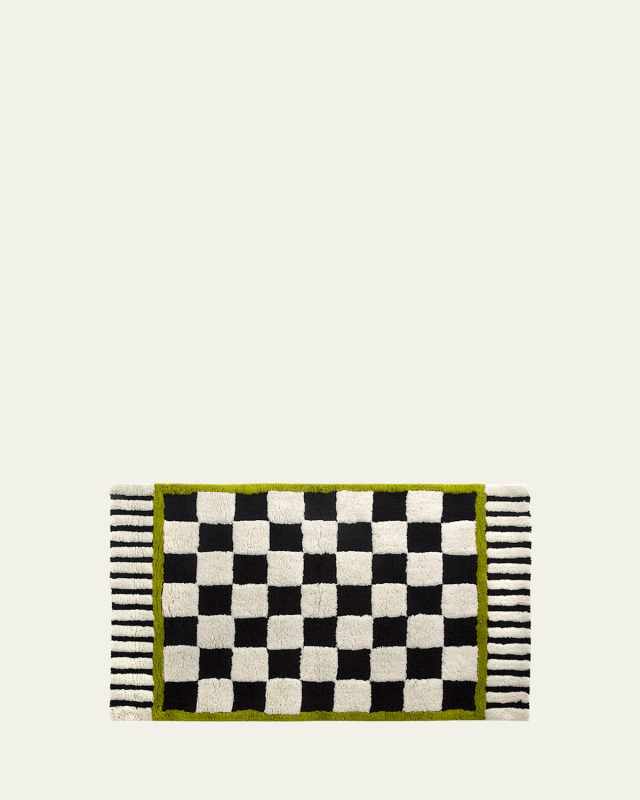 Courtly Check Large Bath Rug