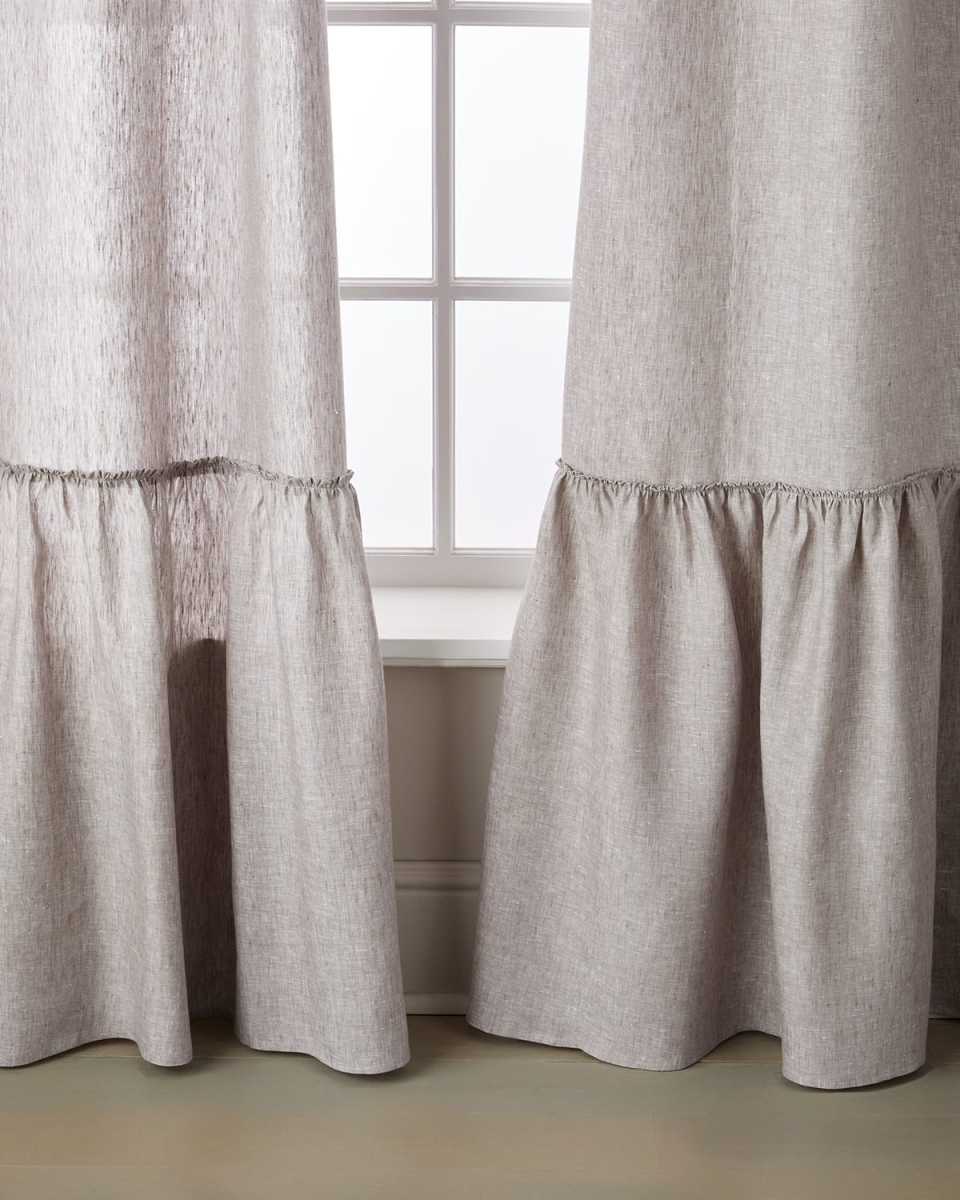 Caprice Linen Curtain, Single