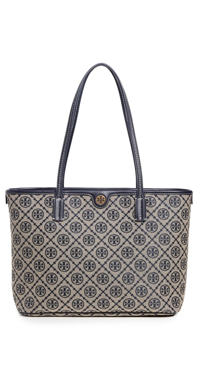 Tory Burch T Monogram Small Zip Tote Tory Navy