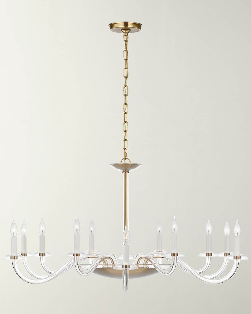 Brigitte 50" 12-Light Grande Chandelier by Paloma Contreras