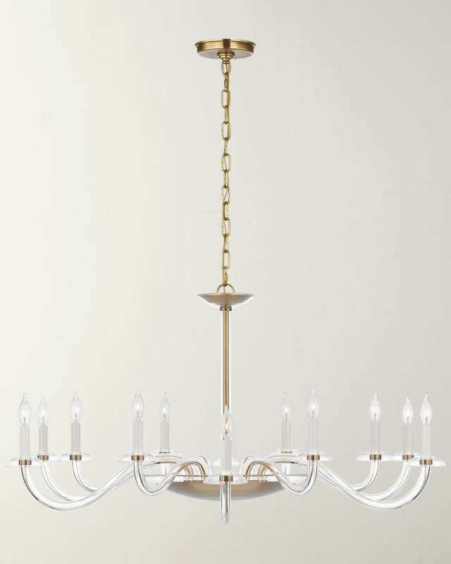 Brigitte 50" 12-Light Grande Chandelier by Paloma Contreras