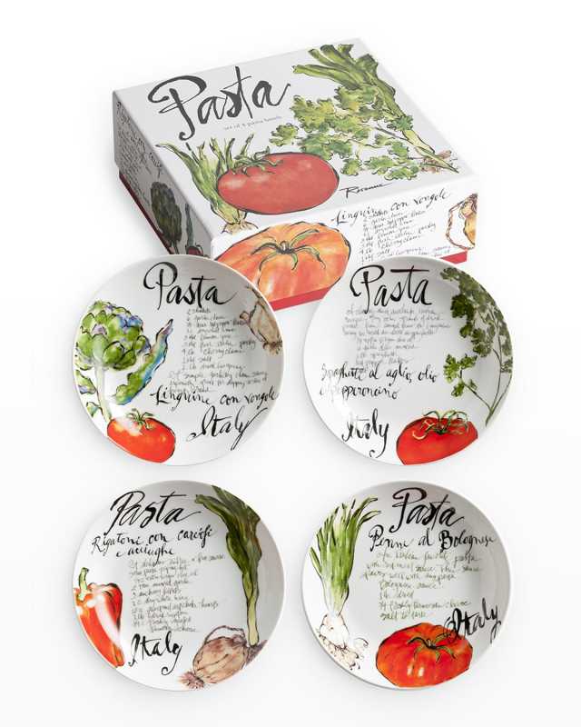 Pasta Italiana Pasta Bowls, Set Of 4