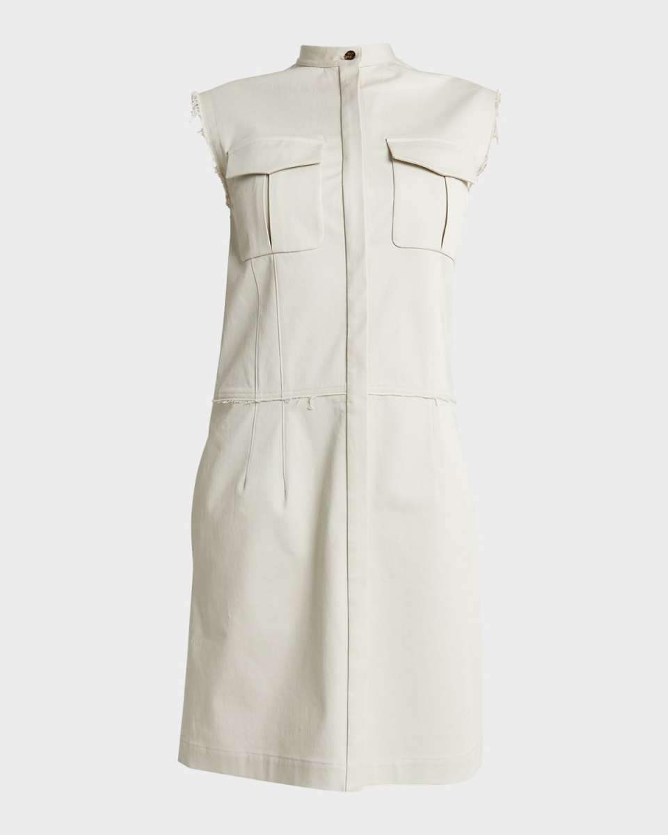 Erica Cotton Twill Suiting Mini Dress