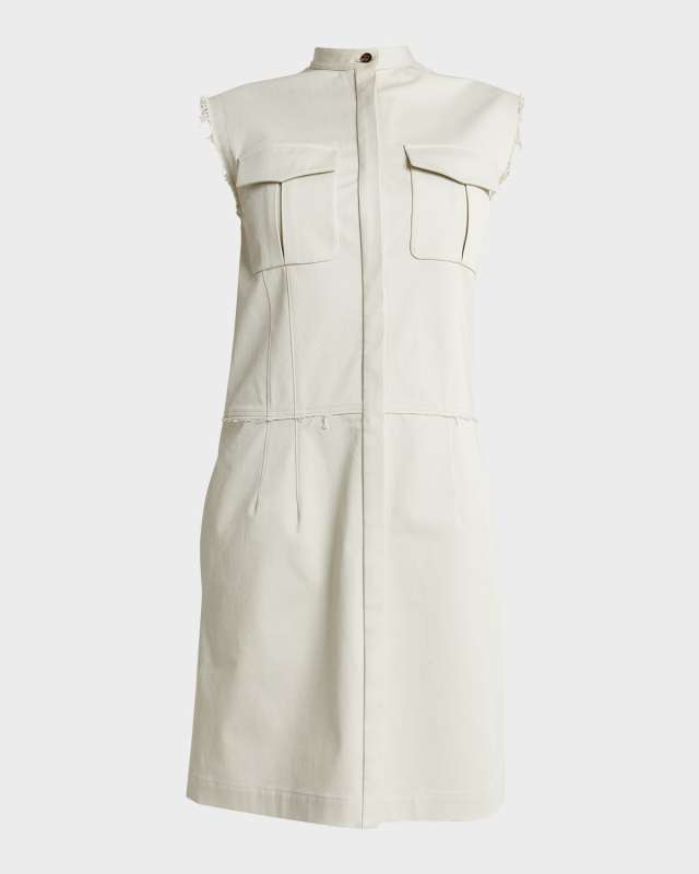 Erica Cotton Twill Suiting Mini Dress