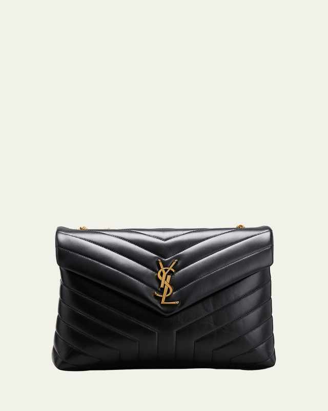 Loulou Medium YSL Shoulder Bag in Quilted Leather