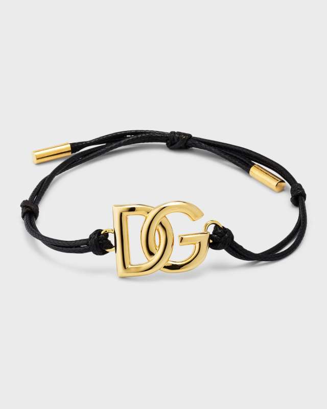 Logo Charm Bolo Bracelet