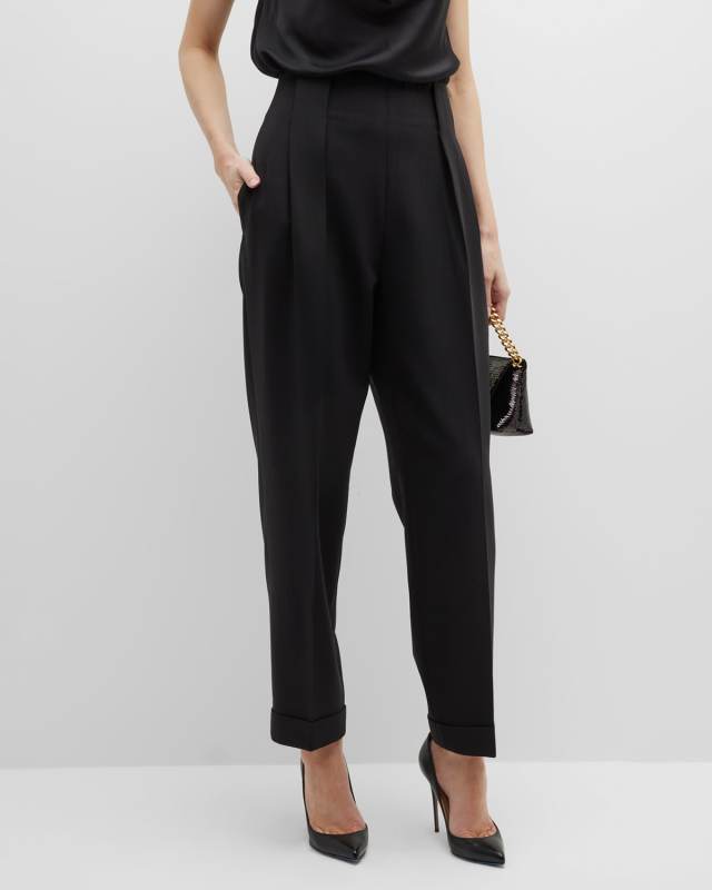 Waverly Pleated Tapered Pants
