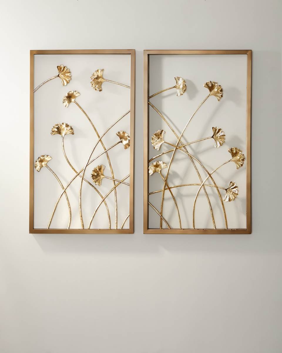 Ginkgo Wall Panels, Set of 2