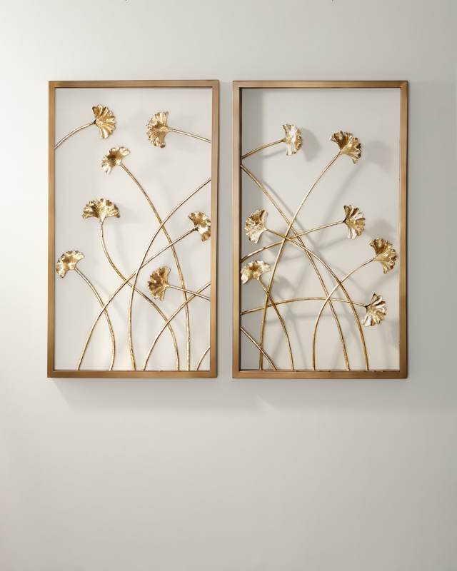 Ginkgo Wall Panels, Set of 2
