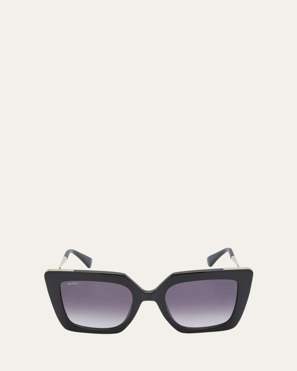 Gradient Acetate Butterfly Sunglasses