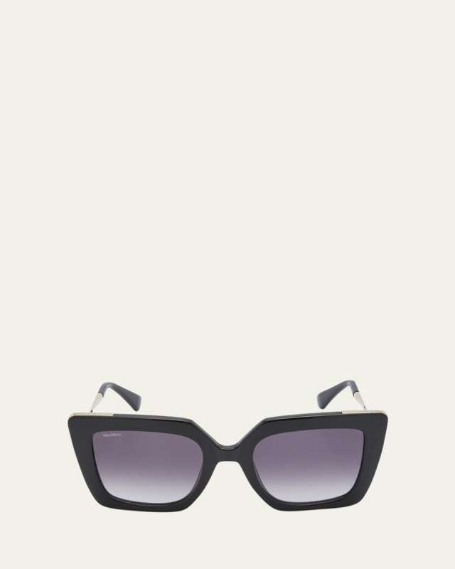 Gradient Acetate Butterfly Sunglasses