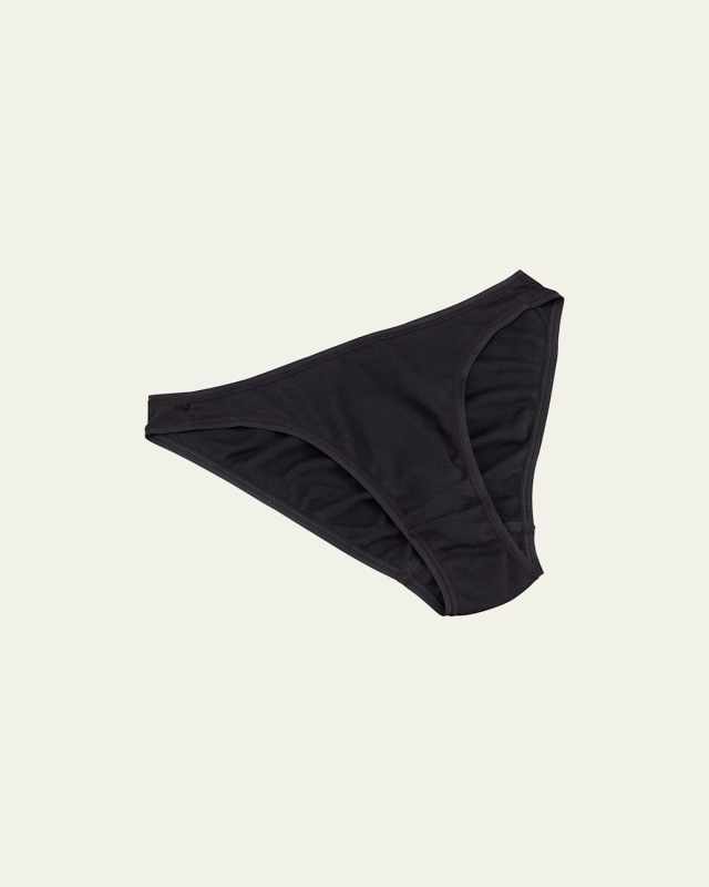 Seamless High-Cut Cotton Briefs